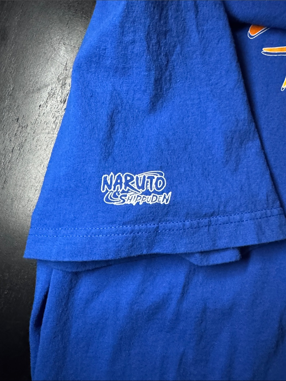 Primitive Royal Blue Naruto Script Tee - Picture 3 of 5